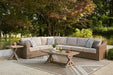 Laguna Heights Outdoor Sectional - Red Gate Home Furnishings (Ball Ground, GA)