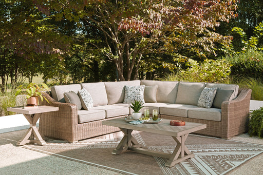 Laguna Heights Outdoor Sectional - Red Gate Home Furnishings (Ball Ground, GA)