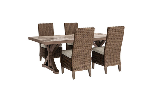 Beachcroft Outdoor Dining Set - Red Gate Home Furnishings (Ball Ground, GA)