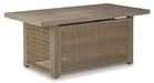 Beachcroft Outdoor Sofa, Lounge Chairs and Fire Pit - Red Gate Home Furnishings (Ball Ground, GA)