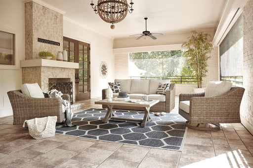 Beachcroft Outdoor Conversation Set - Red Gate Home Furnishings (Ball Ground, GA)