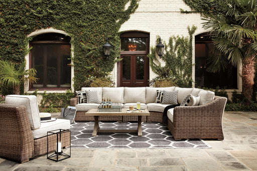 Beachcroft Outdoor Seating Set - Red Gate Home Furnishings (Ball Ground, GA)