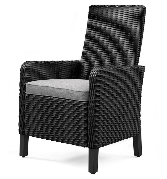 Beachcroft Outdoor Arm Chair with Cushion (Set of 2) - Red Gate Home Furnishings (Ball Ground, GA)