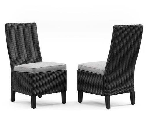 Beachcroft Outdoor Side Chair with Cushion (Set of 2) - Red Gate Home Furnishings (Ball Ground, GA)