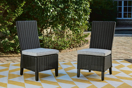Beachcroft Outdoor Side Chair with Cushion (Set of 2) - Red Gate Home Furnishings (Ball Ground, GA)