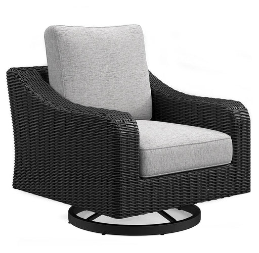 Beachcroft Outdoor Swivel Lounge with Cushion - Red Gate Home Furnishings (Ball Ground, GA)