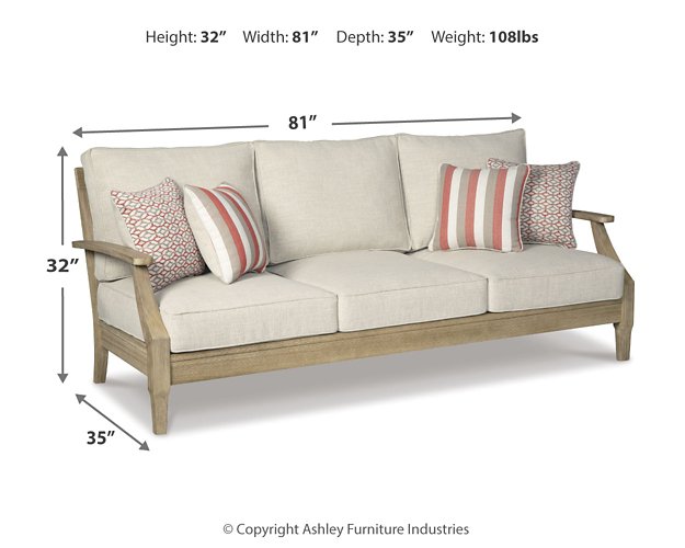 Clare View Sofa with Cushion - Red Gate Home Furnishings (Ball Ground, GA)