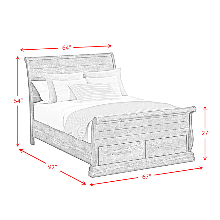 Park Ridge Sleigh Storage Bedroom Set