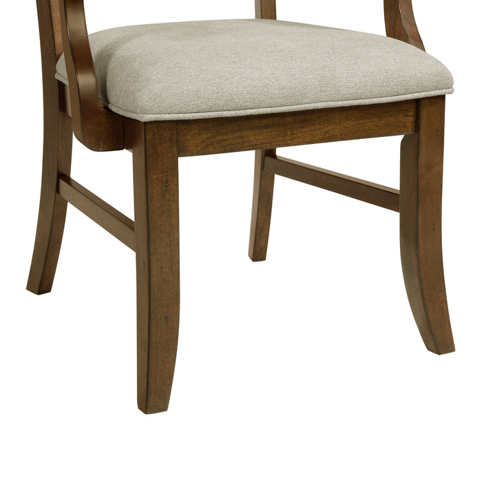 Phillipe Standard Height Dining Set in Cherry-Table and Four Chairs