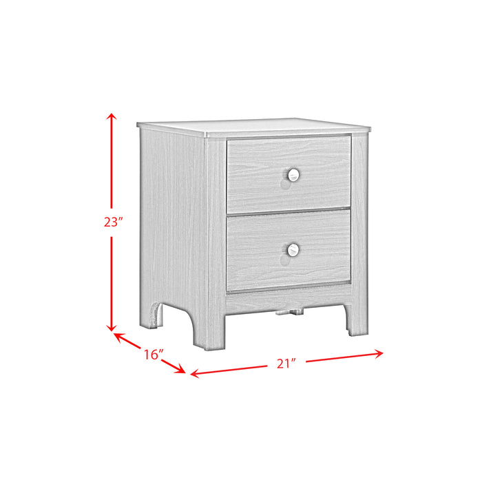 Sami Youth 2-Drawer Nightstand