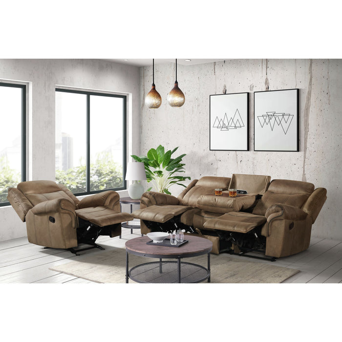Sorrento Glider Recliner in T101 Brown