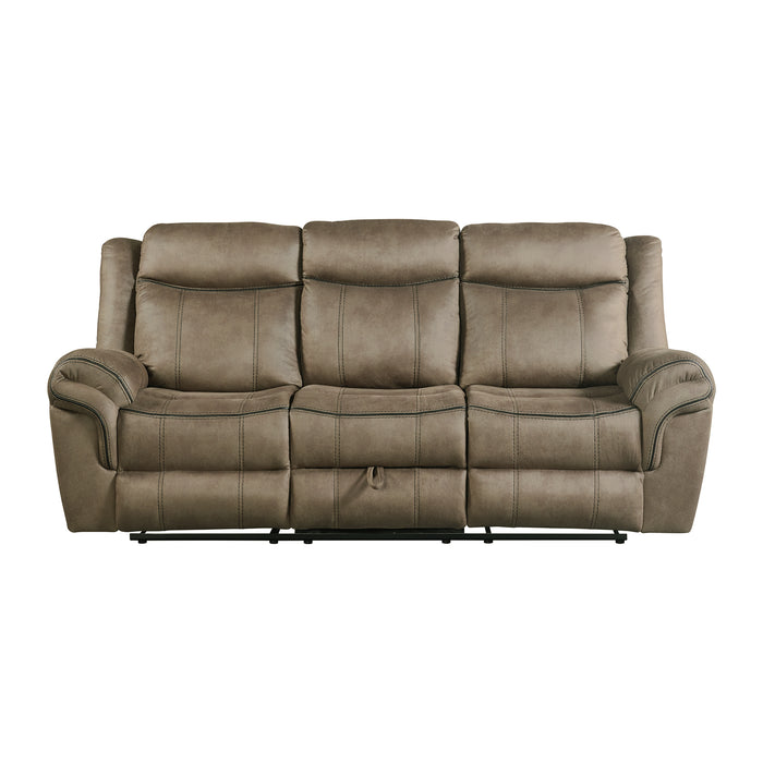 Sorrento Motion Sofa with Dropdown in T101 Brown