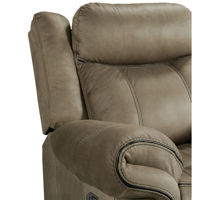 Sorrento Motion Loveseat with Console in T101 Brown