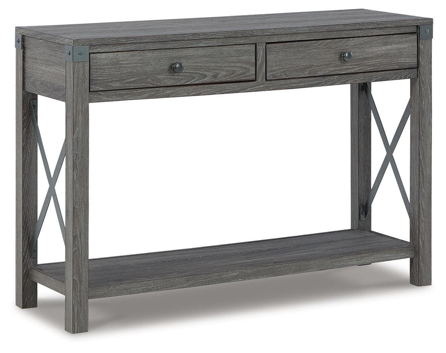 Freedan Sofa/Console Table - Red Gate Home Furnishings (Ball Ground, GA)
