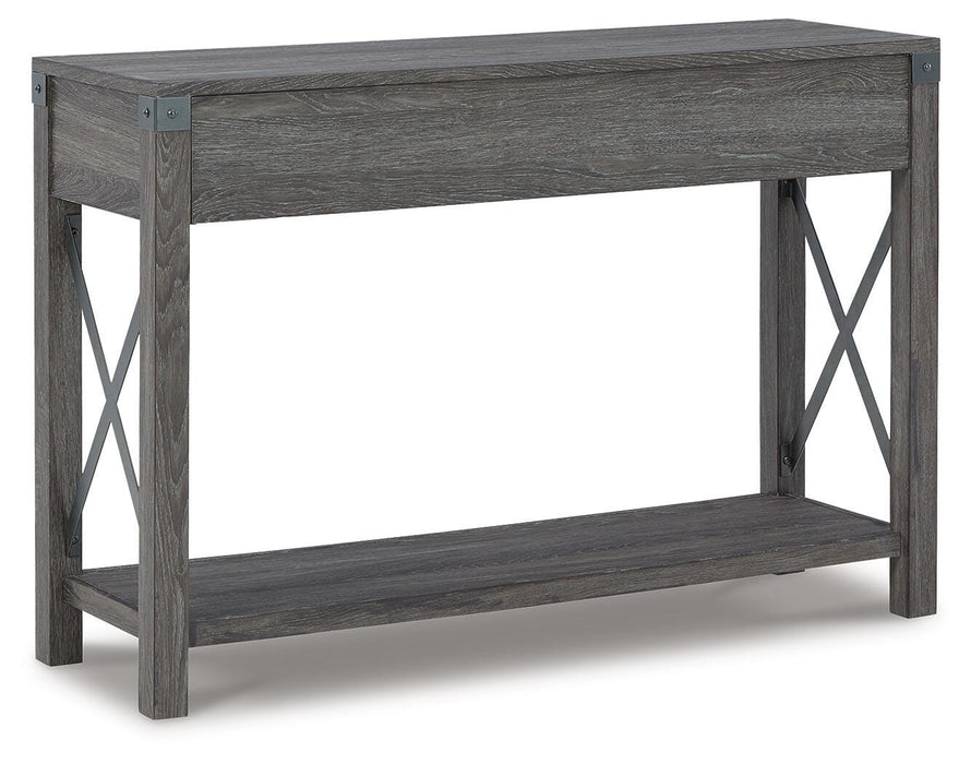 Freedan Sofa/Console Table - Red Gate Home Furnishings (Ball Ground, GA)