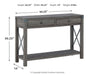 Freedan Sofa/Console Table - Red Gate Home Furnishings (Ball Ground, GA)
