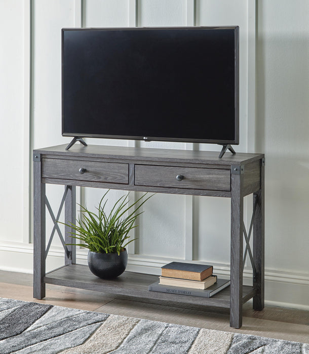 Freedan Sofa/Console Table - Red Gate Home Furnishings (Ball Ground, GA)