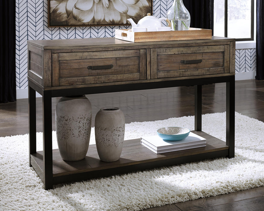 Johurst Sofa/Console Table - Red Gate Home Furnishings (Ball Ground, GA)