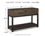 Johurst Sofa/Console Table - Red Gate Home Furnishings (Ball Ground, GA)