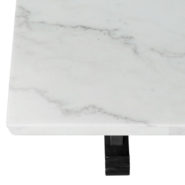 Tuscany 70" Marble Standard Height Rectangular Dining Table