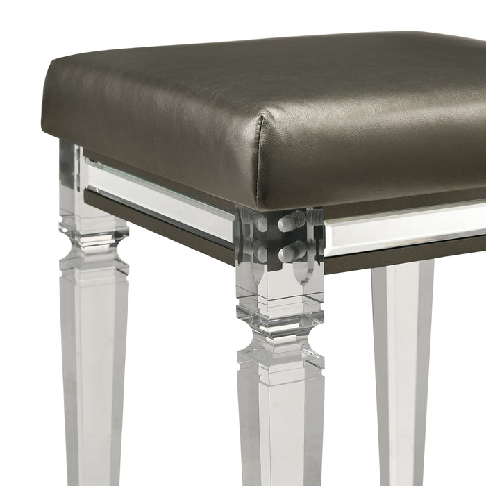 Twenty Nine Dressing Stool W/Acrylic Leg