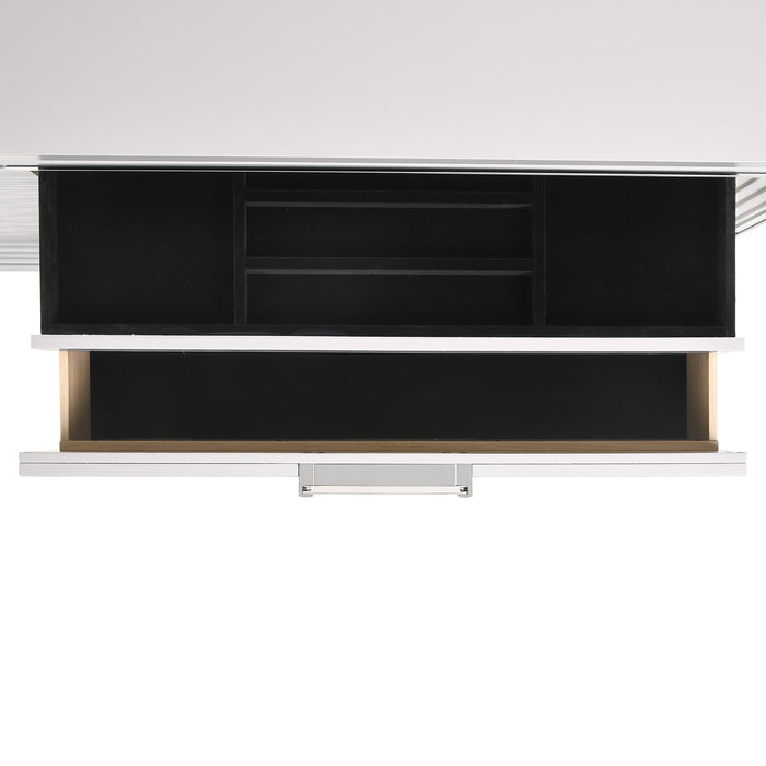 Twenty Nine Dresser & Mirror Set White