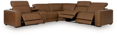Magic Man 5-Piece Power Reclining Sectional - Red Gate Home Furnishings (Ball Ground, GA)
