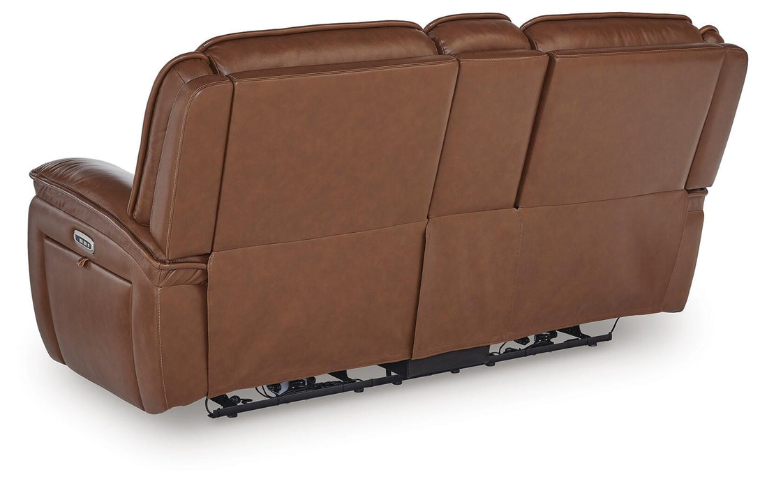 Healy Pier Power Reclining Loveseat with Console - Red Gate Home Furnishings (Ball Ground, GA)