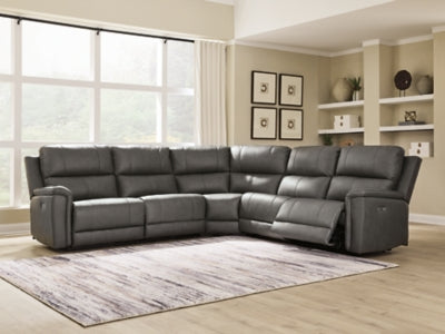 Bleckley Power Reclining Sectional - Red Gate Home Furnishings (Ball Ground, GA)