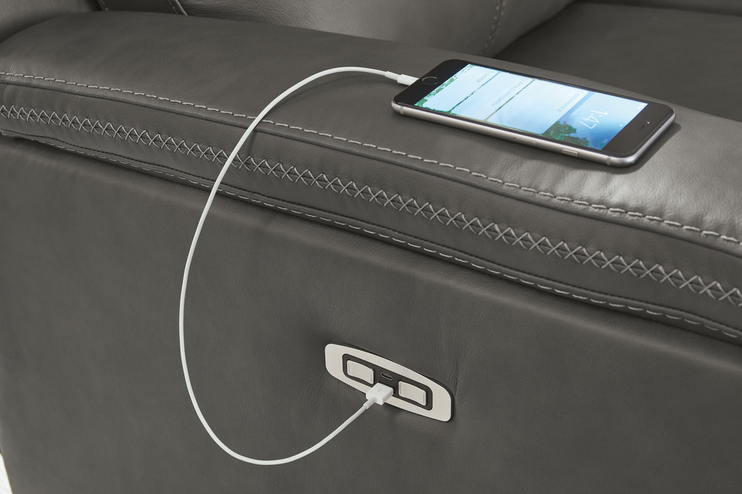 Bleckley Power Reclining Sofa - Red Gate Home Furnishings (Ball Ground, GA)