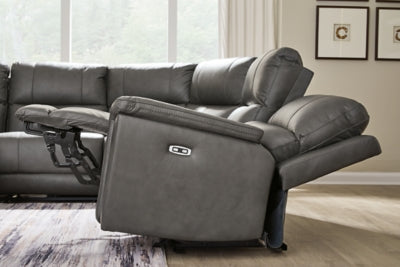 Bleckley Power Reclining Sectional - Red Gate Home Furnishings (Ball Ground, GA)