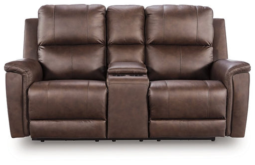 Bleckley Power Reclining Loveseat with Console - Red Gate Home Furnishings (Ball Ground, GA)