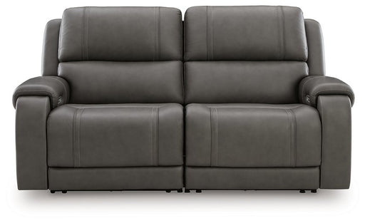 5Z - Pittson Power Reclining Sectional Loveseat - Red Gate Home Furnishings (Ball Ground, GA)