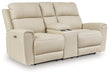 Dahlmoore Power Reclining Loveseat with Console - Red Gate Home Furnishings (Ball Ground, GA)