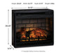 Entertainment Accessories Electric Infrared Fireplace Insert - Red Gate Home Furnishings (Ball Ground, GA)