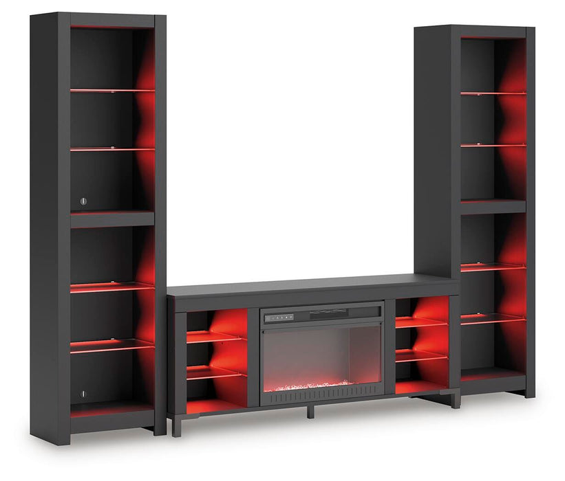 Cayberry Entertainment Center with Electric Fireplace - Red Gate Home Furnishings (Ball Ground, GA)