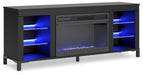 Cayberry 60" TV Stand with Electric Fireplace - Red Gate Home Furnishings (Ball Ground, GA)