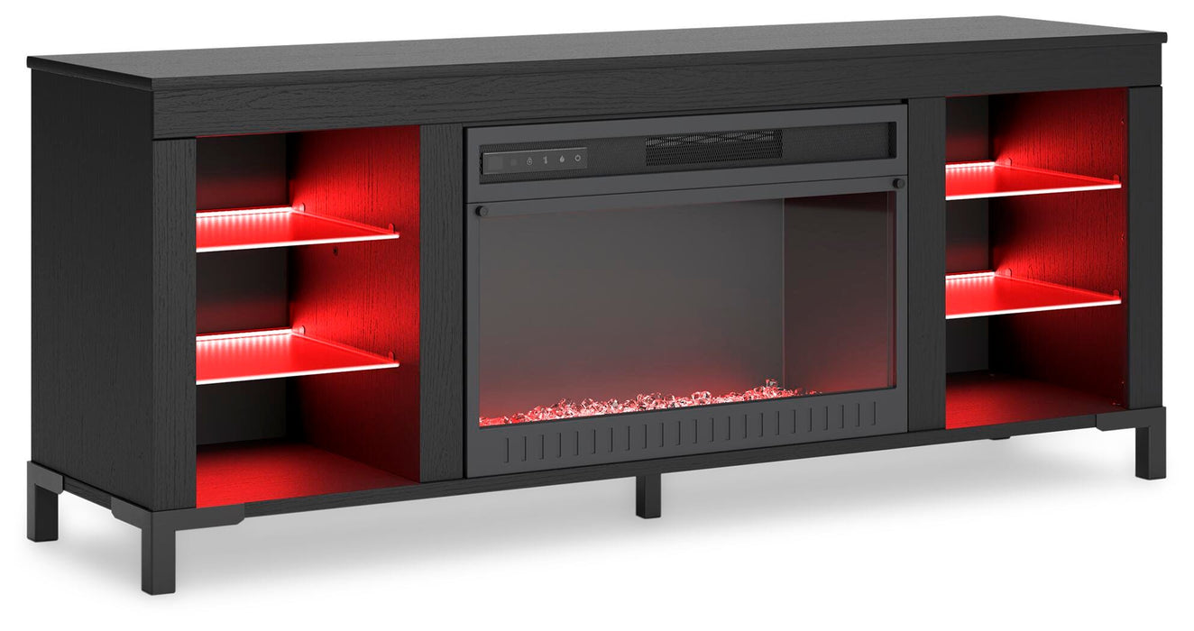 Cayberry 60" TV Stand with Electric Fireplace - Red Gate Home Furnishings (Ball Ground, GA)