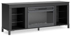 Cayberry 60" TV Stand with Electric Fireplace - Red Gate Home Furnishings (Ball Ground, GA)