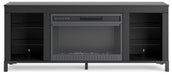 Cayberry 60" TV Stand with Electric Fireplace - Red Gate Home Furnishings (Ball Ground, GA)