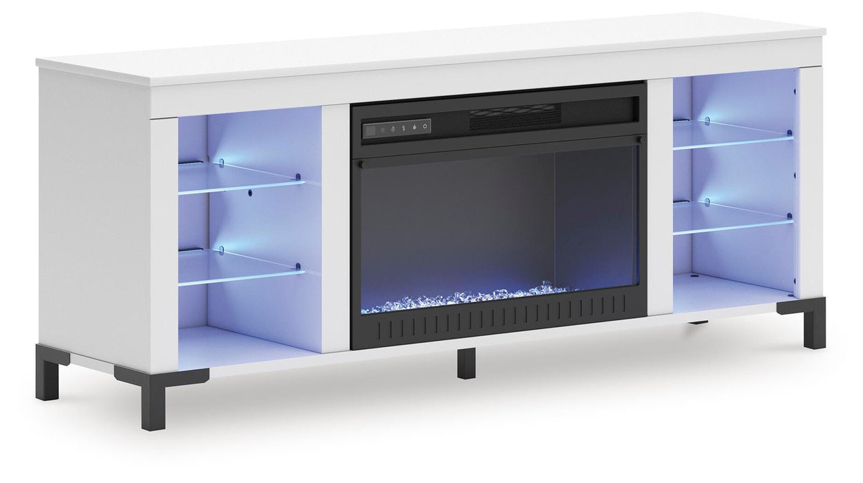 Brollevi 60" TV Stand with Electric Fireplace - Red Gate Home Furnishings (Ball Ground, GA)