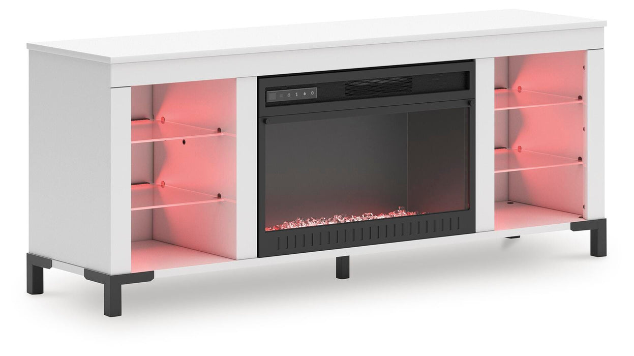 Brollevi 60" TV Stand with Electric Fireplace - Red Gate Home Furnishings (Ball Ground, GA)