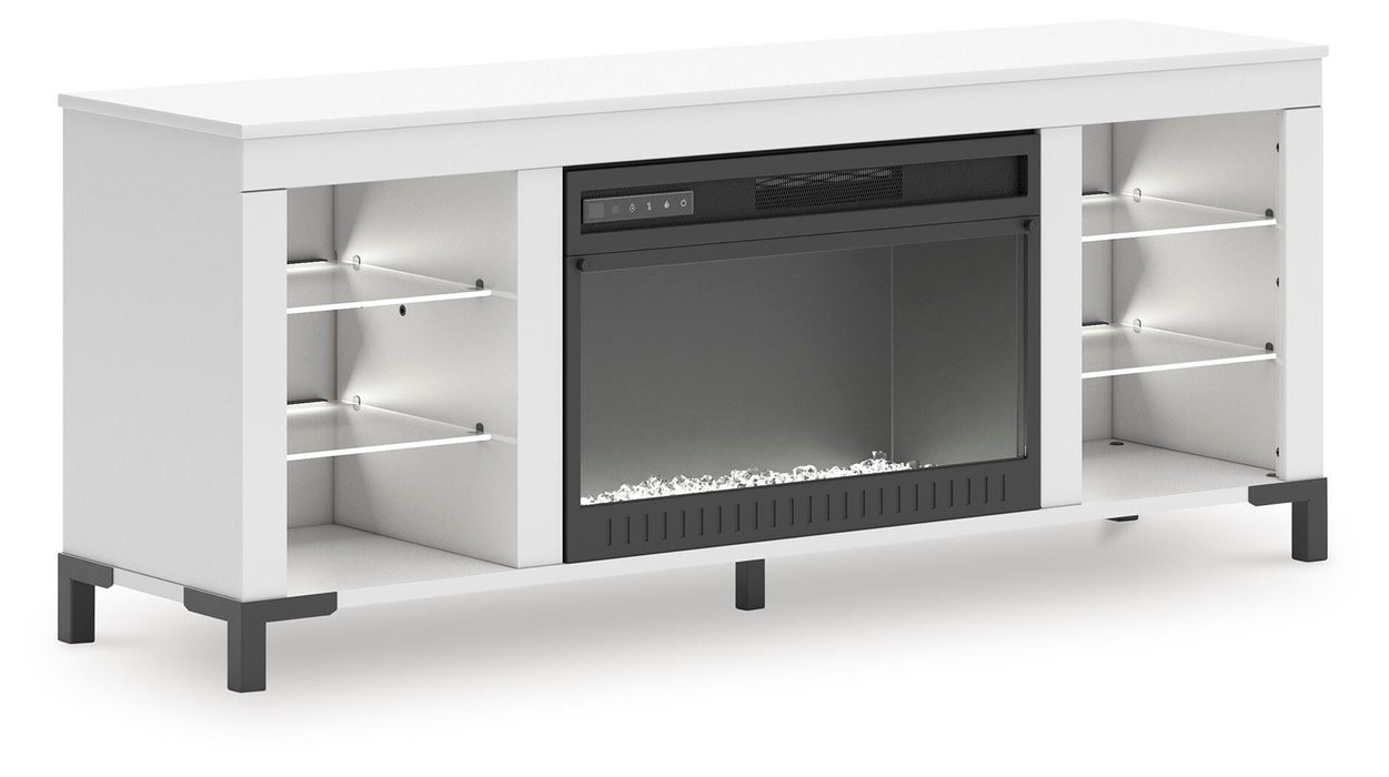 Brollevi 60" TV Stand with Electric Fireplace - Red Gate Home Furnishings (Ball Ground, GA)