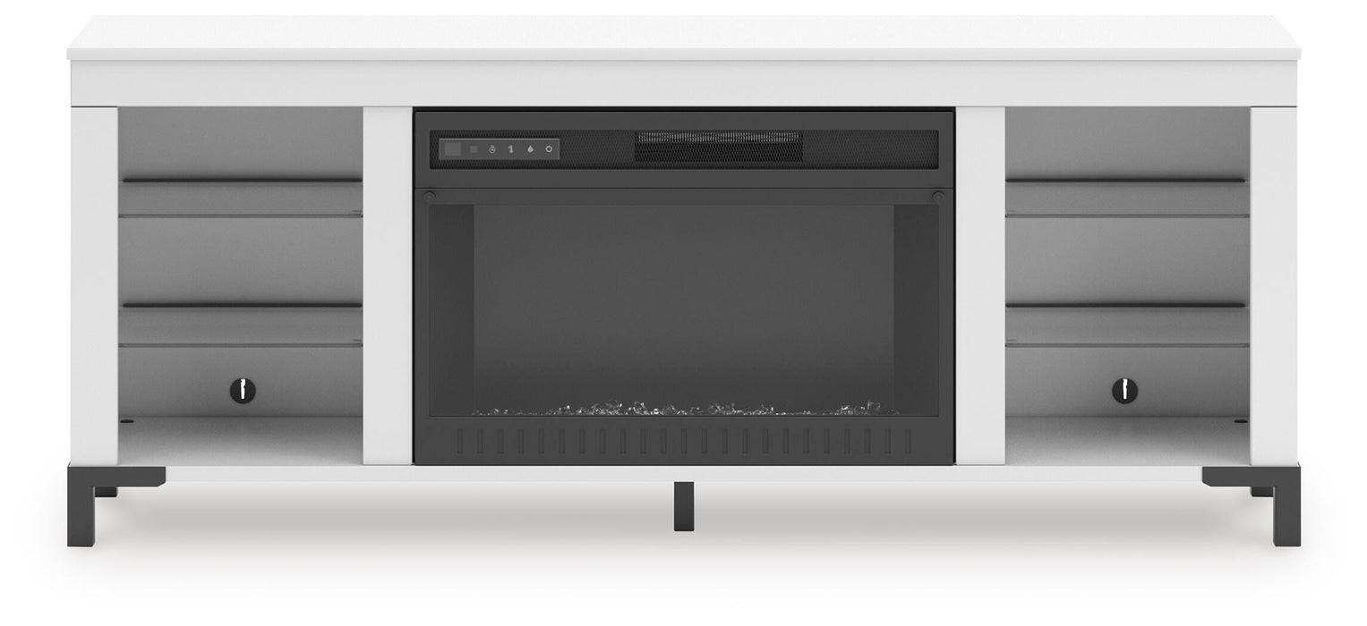 Brollevi 60" TV Stand with Electric Fireplace - Red Gate Home Furnishings (Ball Ground, GA)