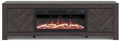 Cayboni 71" TV Stand with Electric Fireplace - Red Gate Home Furnishings (Ball Ground, GA)