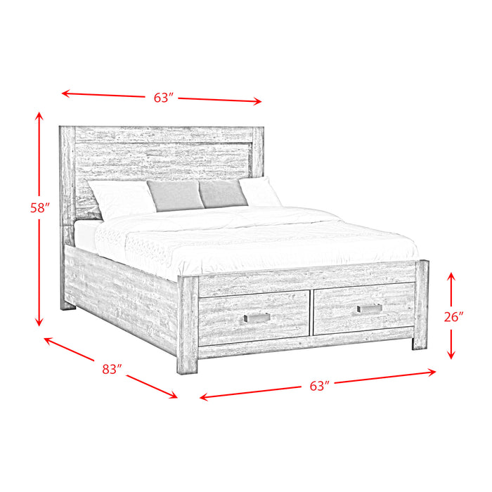 Warner Platform Storage Bedroom Set