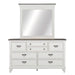 Allyson Park King California Panel Bed, Dresser & Mirror, Chest image