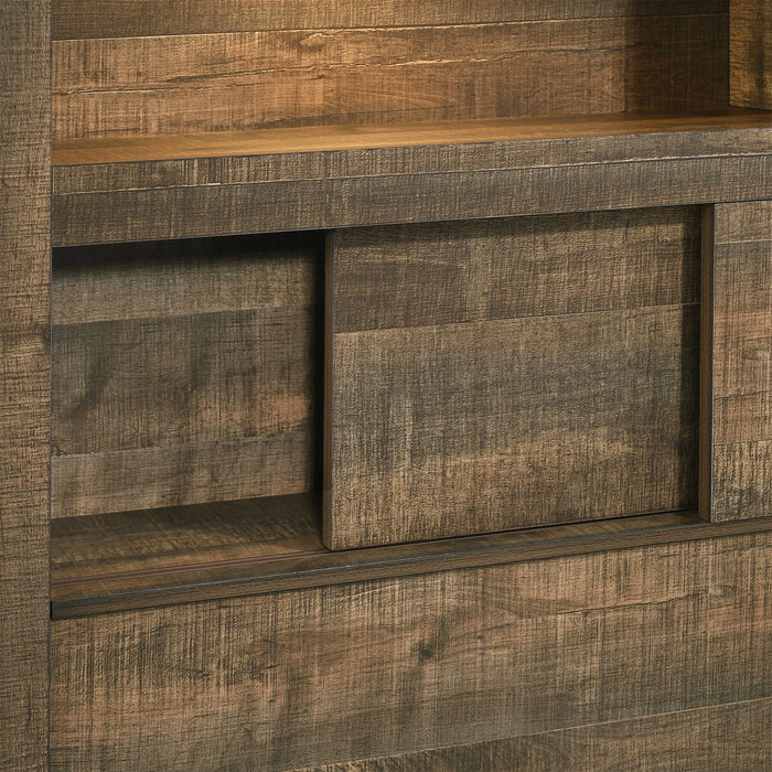Bailey Bookcase Panel Bedroom Set with Bluetooth