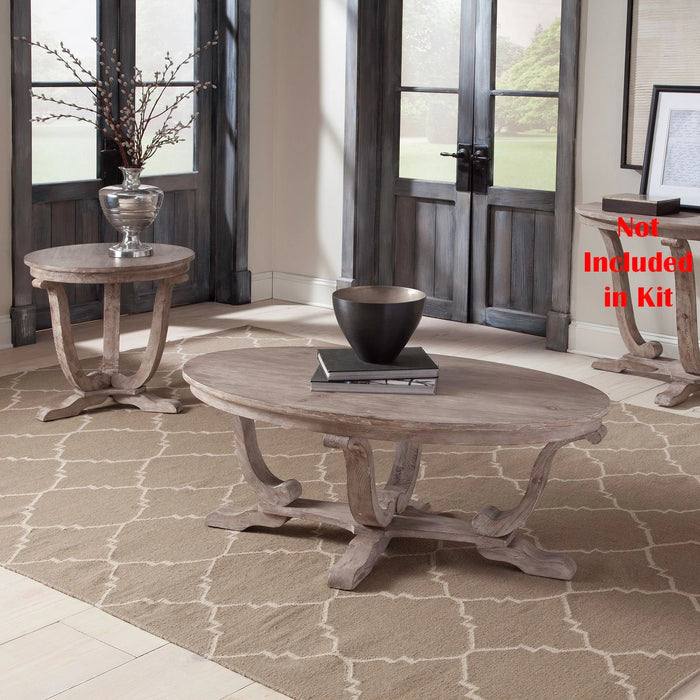 Greystone Mill 3 Piece Set (1-Cocktail 2-End Tables) image