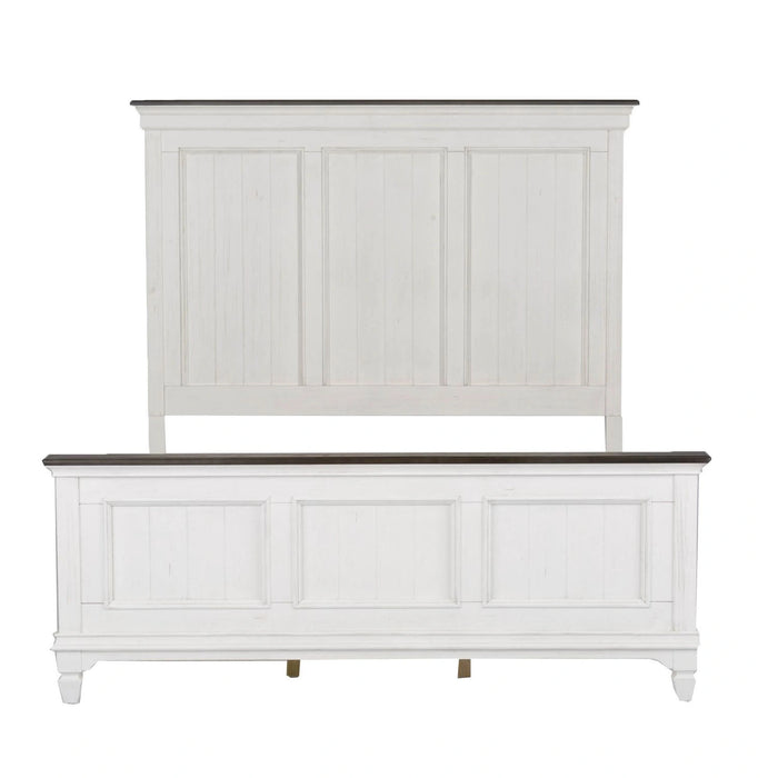 Allyson Park Panel Bed, Dresser & Mirror image